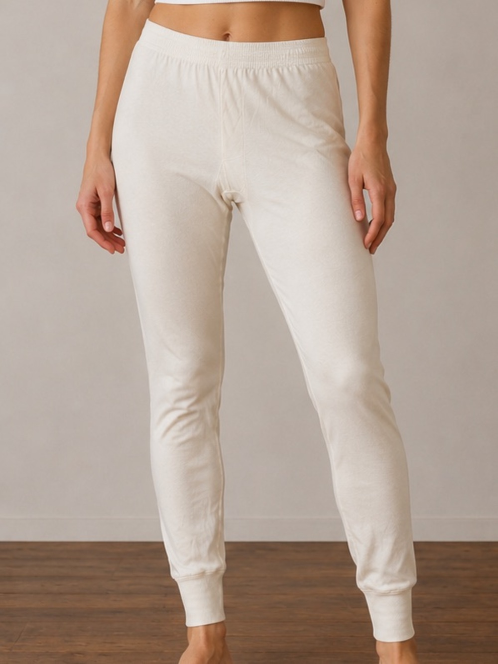 Vintage Cabela’s 100% Silk Thermal Base Layer Pants Long Johns Ivory Medium - Picture 1 of 4